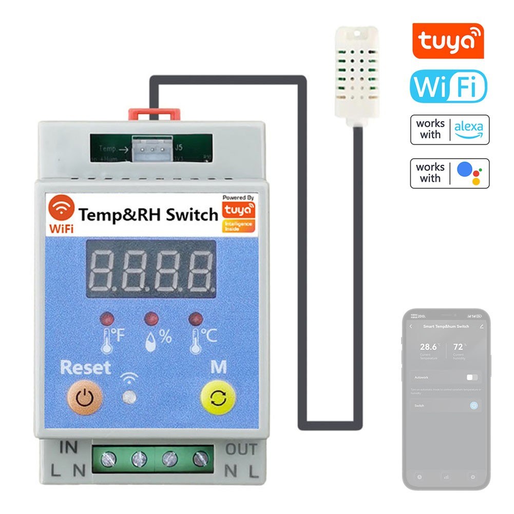 Smart WiFi Soil Tester with Tuya App Control, Alexa & Google Assistant Compatible