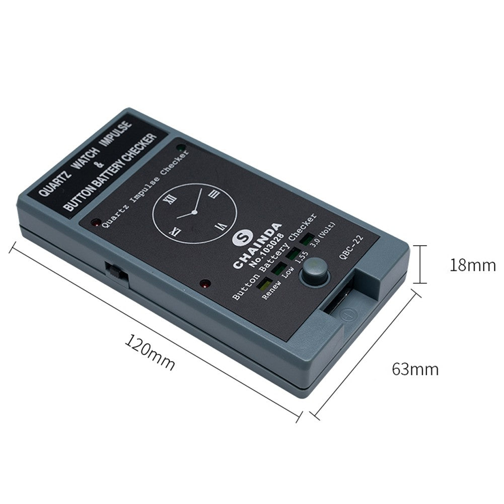 Compact Quartz Watch Repair Tool: Portable Battery Checker & Impulse Tester