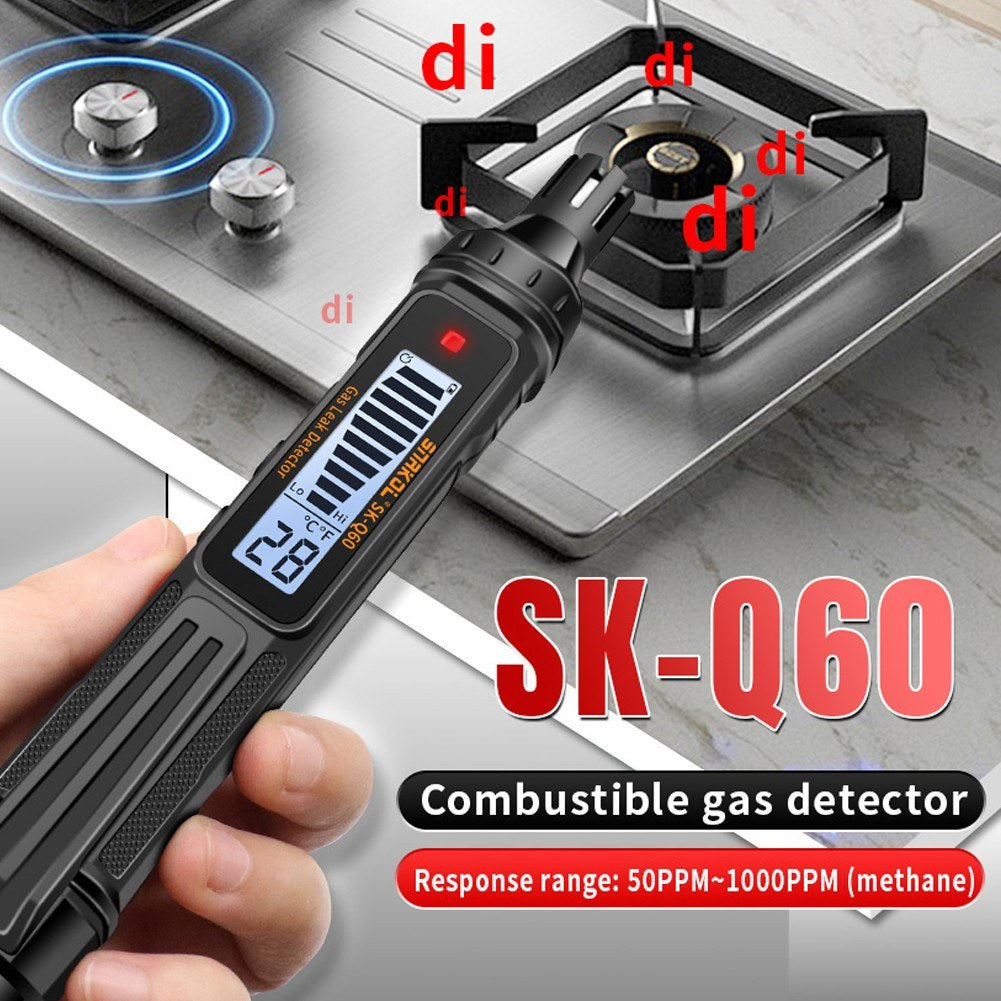 Portable Combustible Gas Leak Detector with Sound and Light Alarm