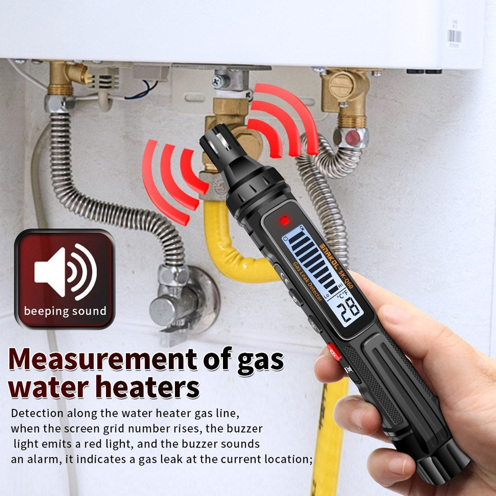 Portable Combustible Gas Leak Detector with Sound and Light Alarm