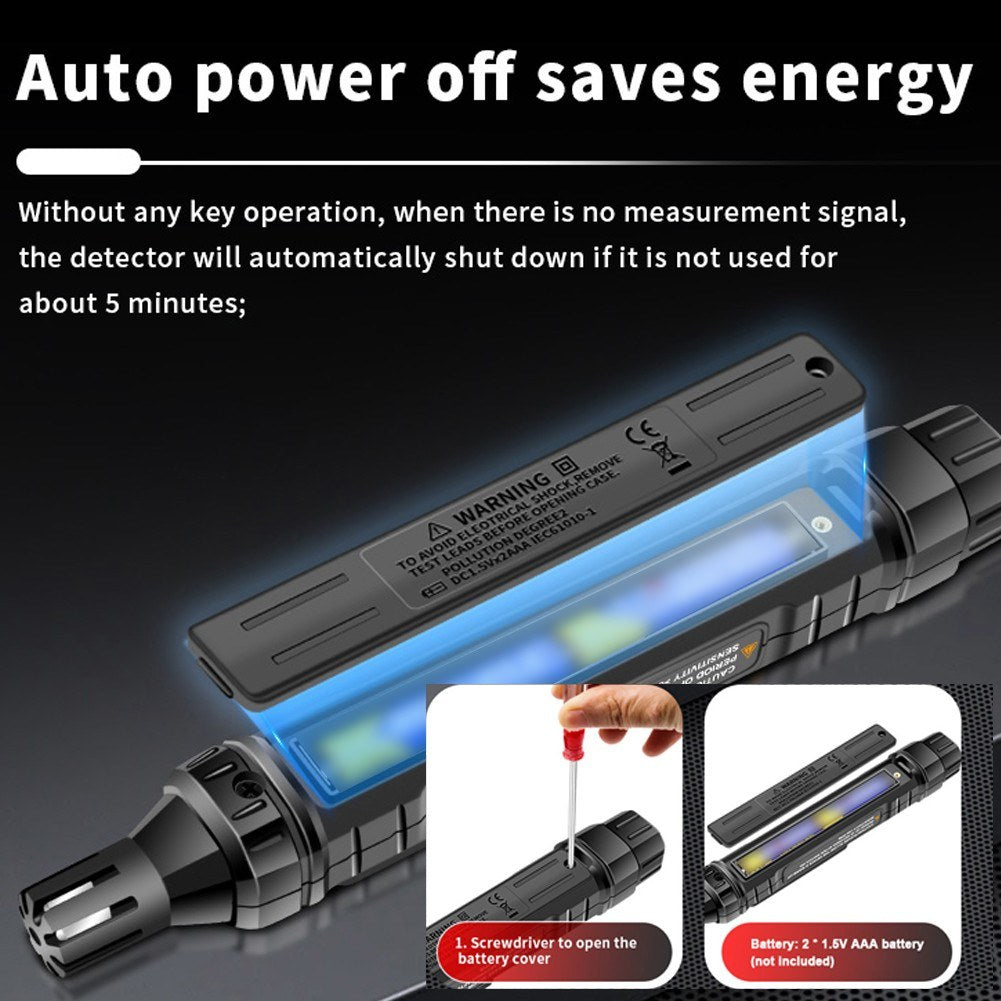 Portable Combustible Gas Leak Detector with Sound and Light Alarm