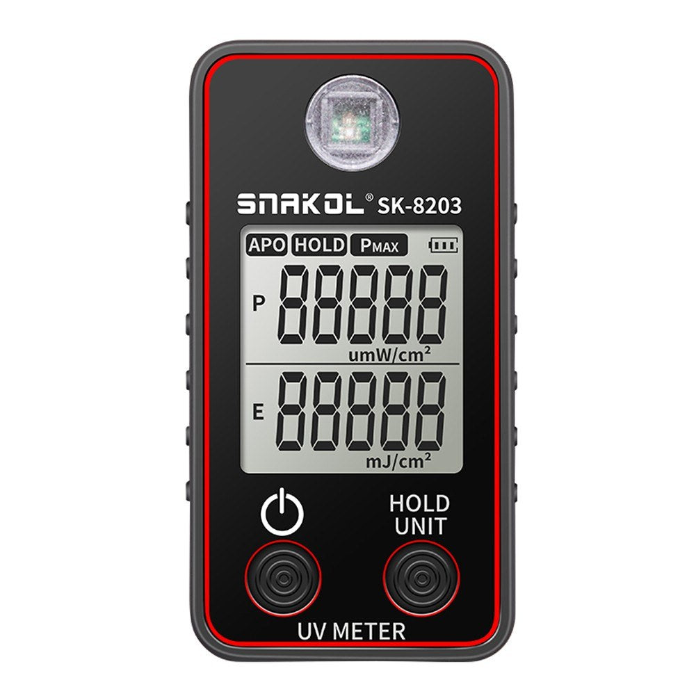 Portable High-Precision UV Illuminance Meter with LCD Display, Data Hold & Auto Shutdown