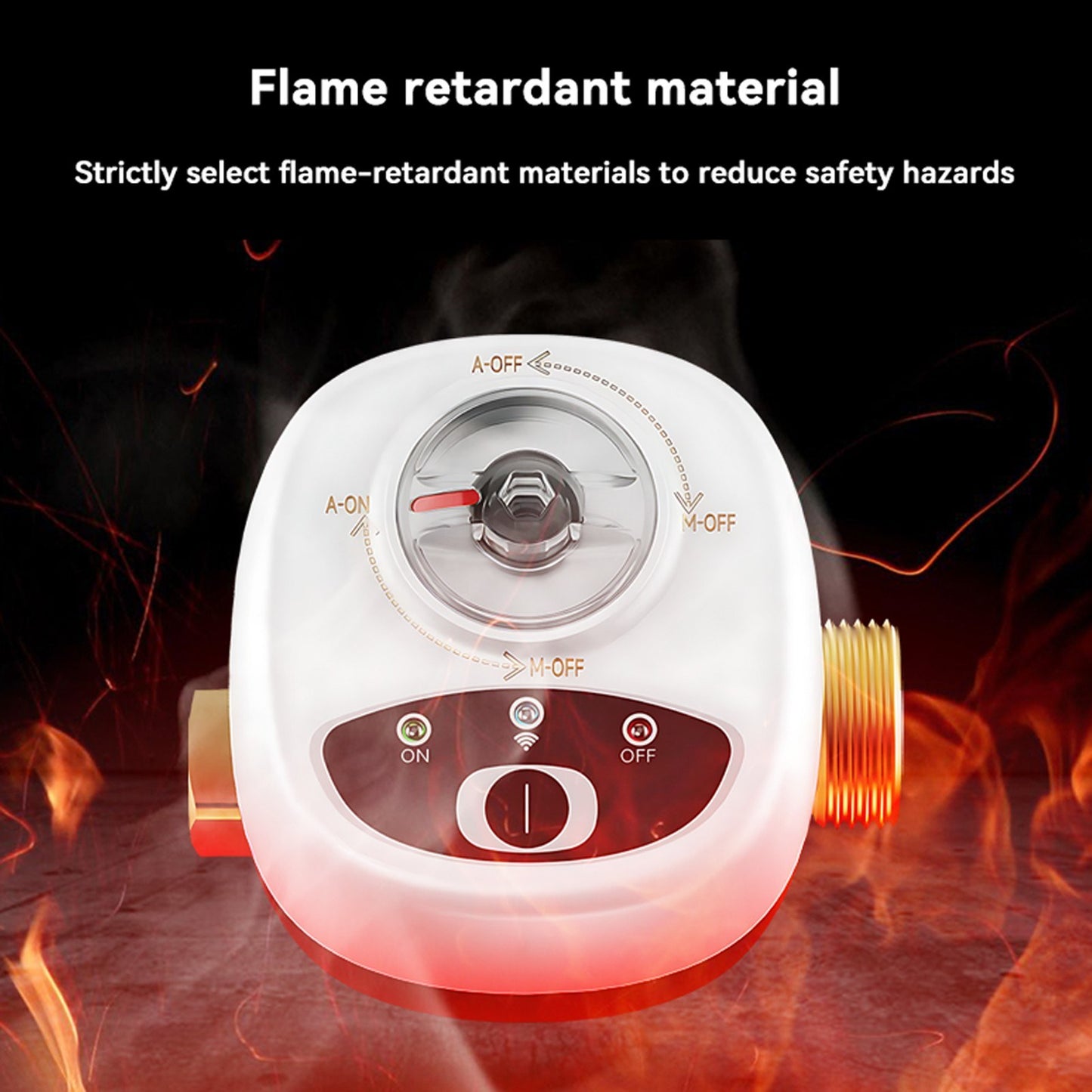 Smart WiFi Water Valve: Automatic IP65 Waterproof Ball Valve with Alexa & Google Assistant Voice Control