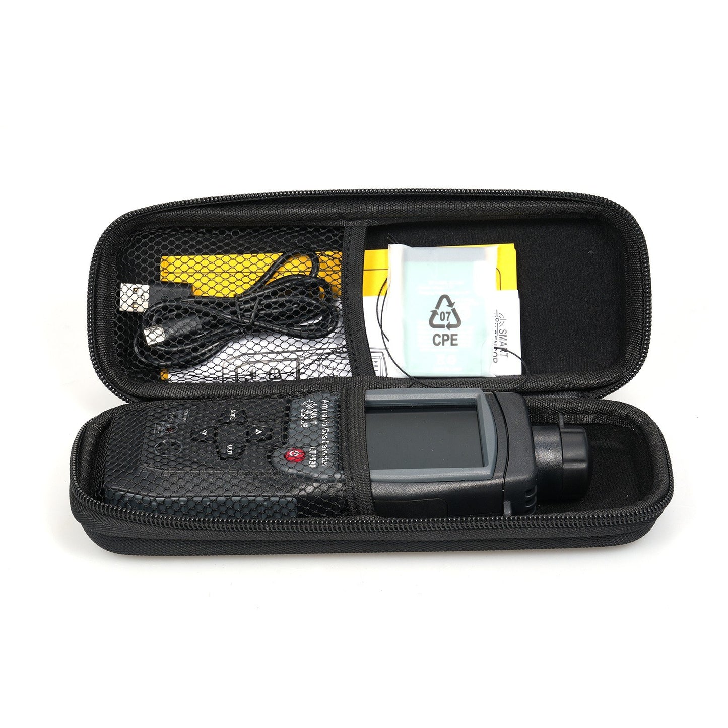 Ammonia Gas Detector NH3 Tester 0-100PPM with Large LCD Display - SMART SENSOR Handheld Digital Meter