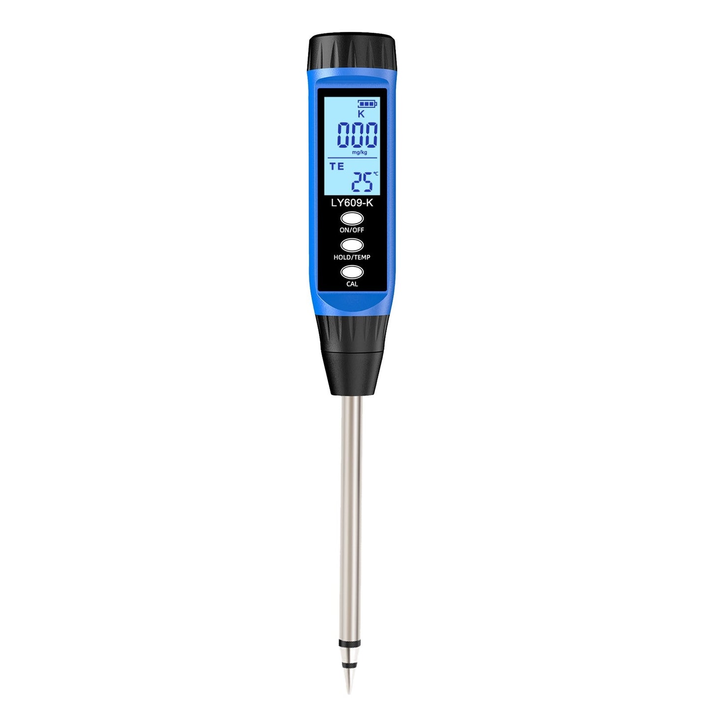 Garden Soil Nutrient Analyzer & Fertility Tester with Temperature & Potassium Measurement