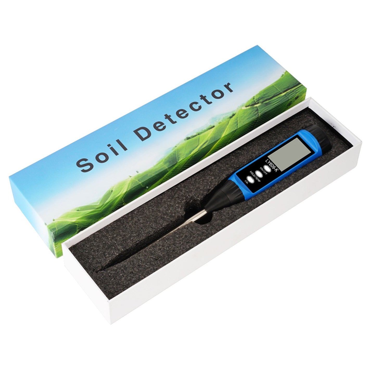 Garden Soil Nutrient Analyzer & Fertility Tester with Temperature & Potassium Measurement