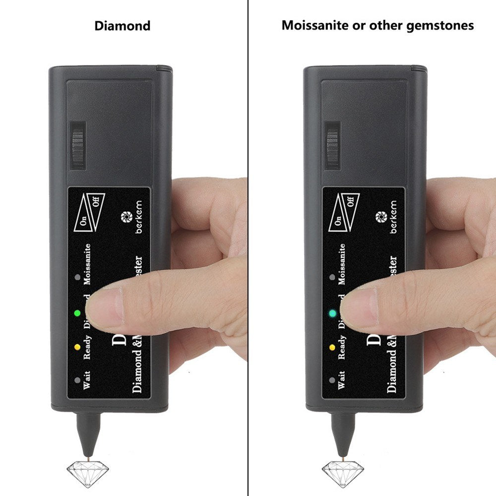 Portable 2-in-1 High Accuracy Diamond & Moissanite Tester Pen - Professional Gemstone Selector Tool