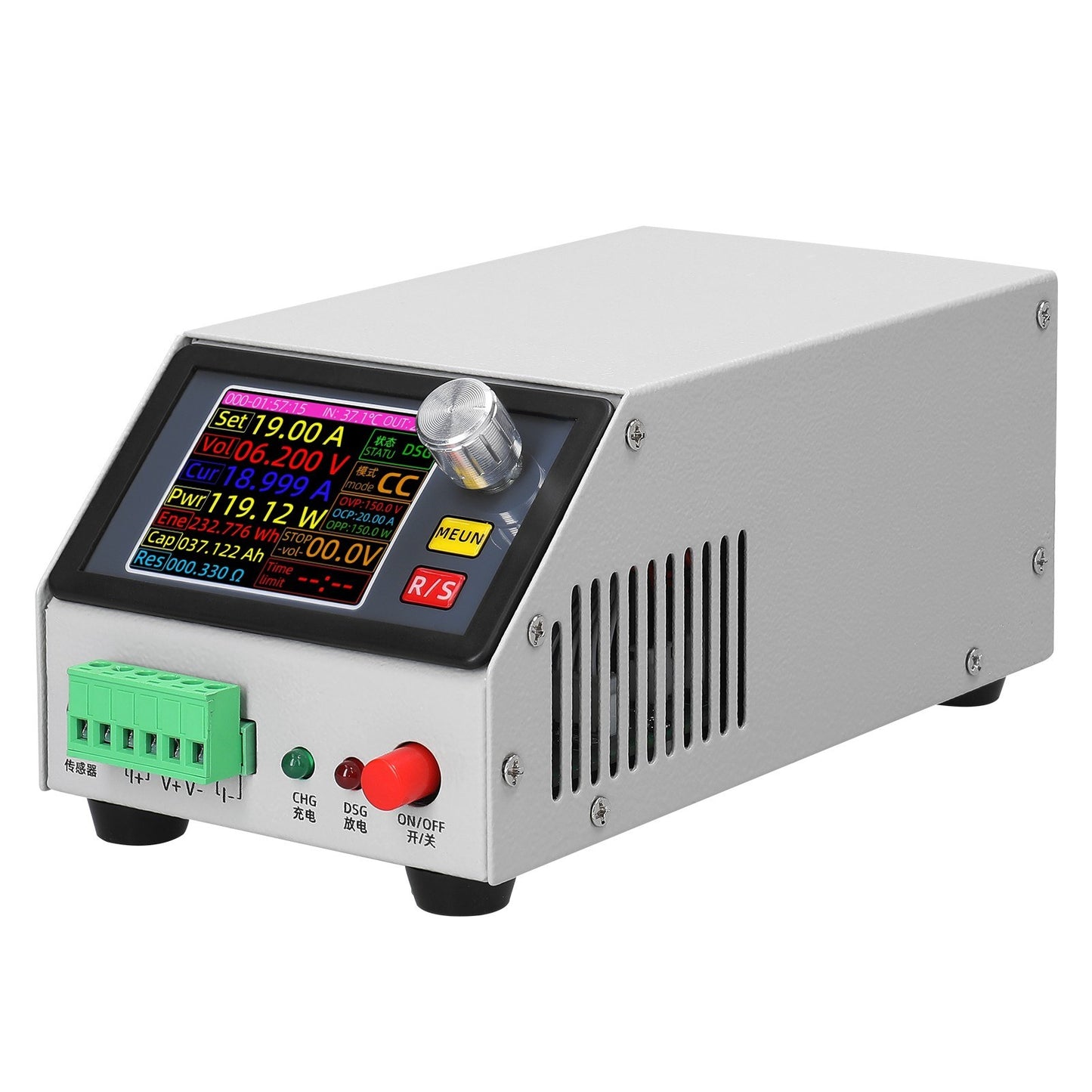 2.4inch Color Screen Electronic Load with Constant Current/Power/Resistance Modes and Data Calibration