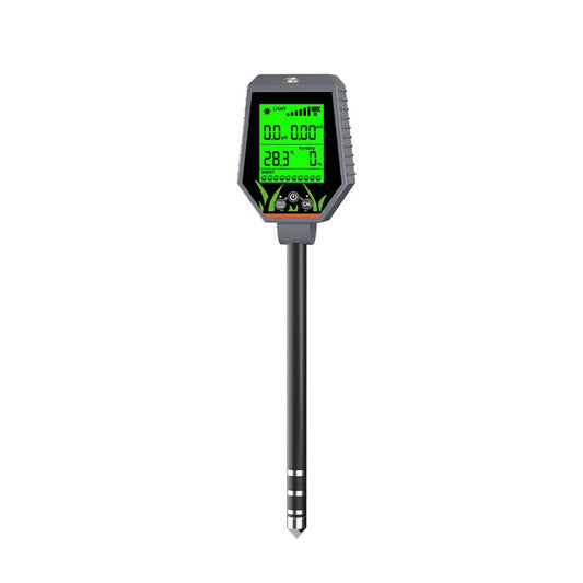 6-in-1 Handheld Soil Tester: PH, EC, Sunlight, Fertility, Temperature, Moisture Detector for Garden Planting
