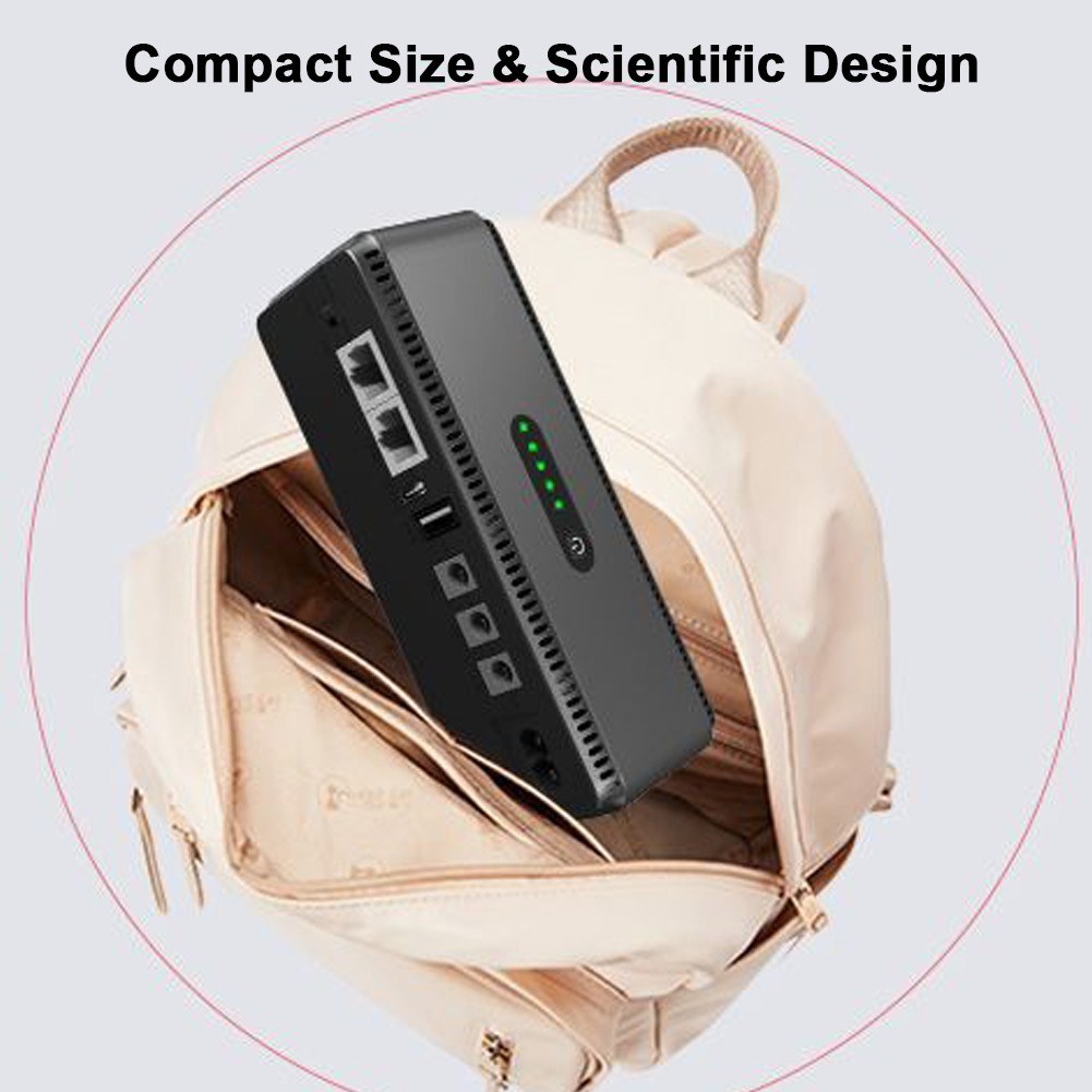 Direct Current UPS: 5V/9V/12V Backup Power for Router, ONT, Access Control, Cameras, Cellphones