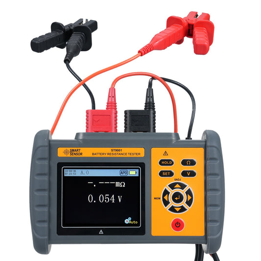 High-Precision SMART SENSOR Battery Voltage & Internal Resistance Tester with USB & Mobile Connectivity