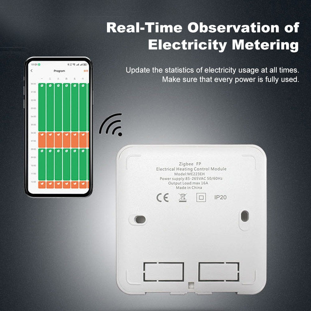 Smart Electric Radiator Thermostat 16A - FP Signal Programmable Temperature Controller