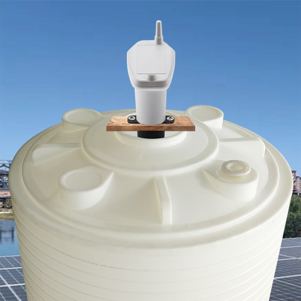Ultrasonic Wireless Water Tank Level Gauge with Temperature Sensor and Time Display