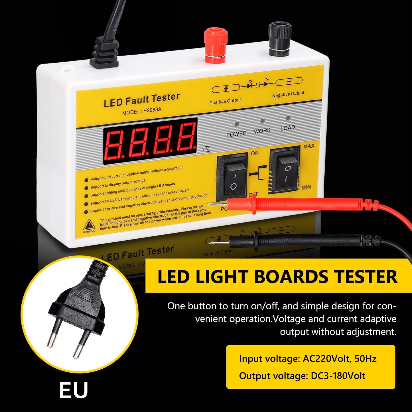 Multifunctional Portable LED Tester & Fault Detector for TV Backlight Repair - LED Lamp Beads & Light Strips Measurement Tool