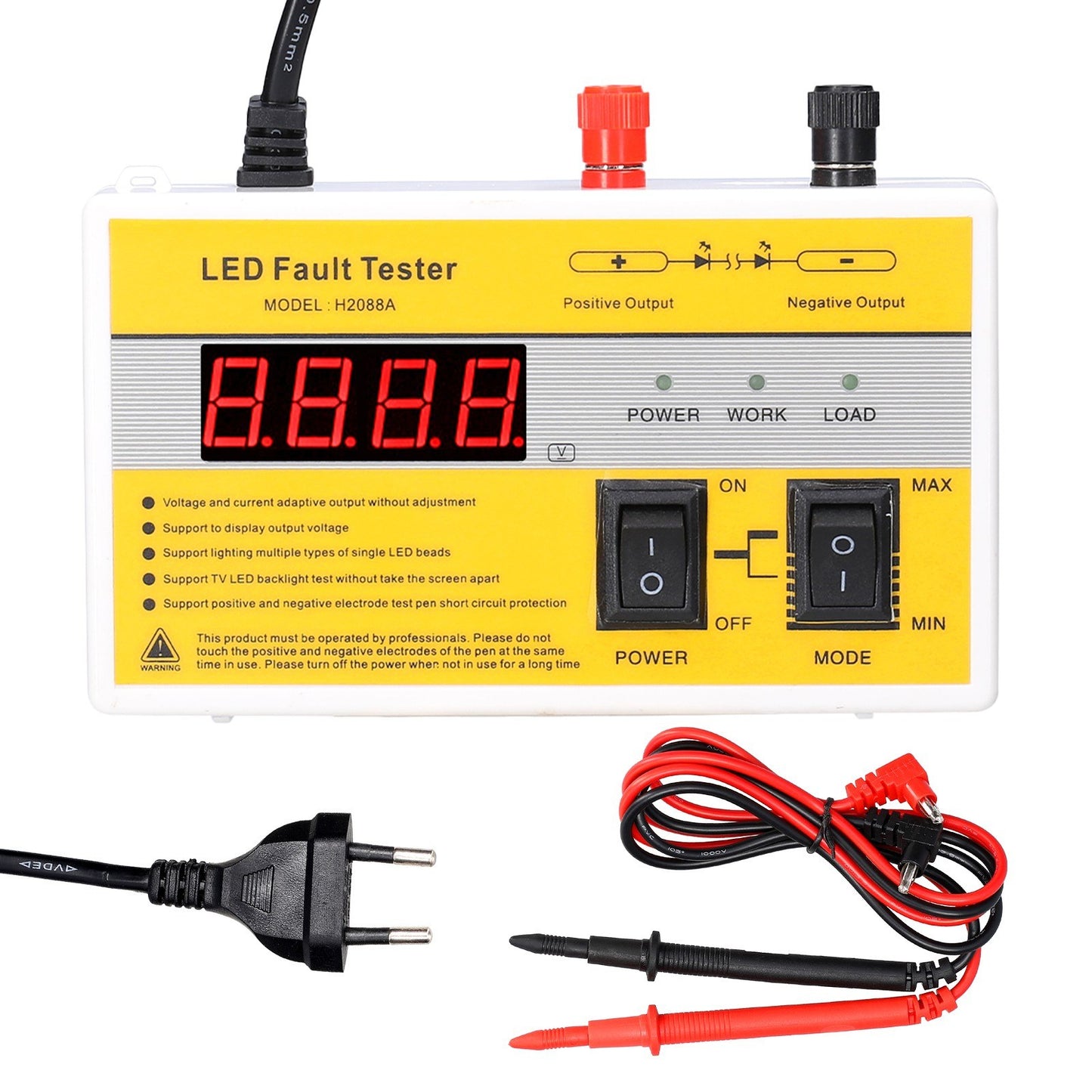 Multifunctional Portable LED Tester & Fault Detector for TV Backlight Repair - LED Lamp Beads & Light Strips Measurement Tool