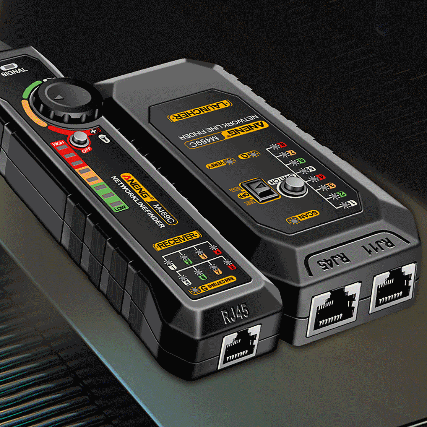 ANENG M469C Network Cable Finder & LAN Wire Tracker RJ45 RJ11 Analyzer