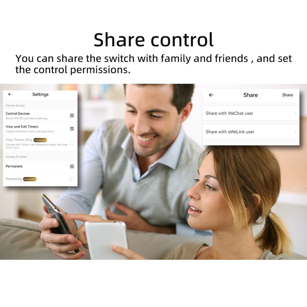 Smart WiFi Temperature & Humidity Switch, App Controlled with IFTTT, Alexa & Google Assistant Compatibility