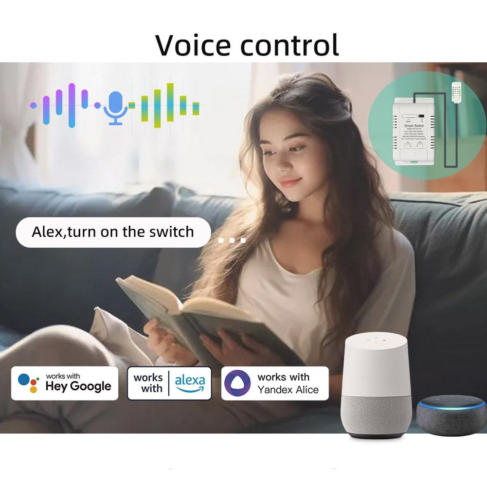 Smart WiFi Temperature & Humidity Switch, App Controlled with IFTTT, Alexa & Google Assistant Compatibility