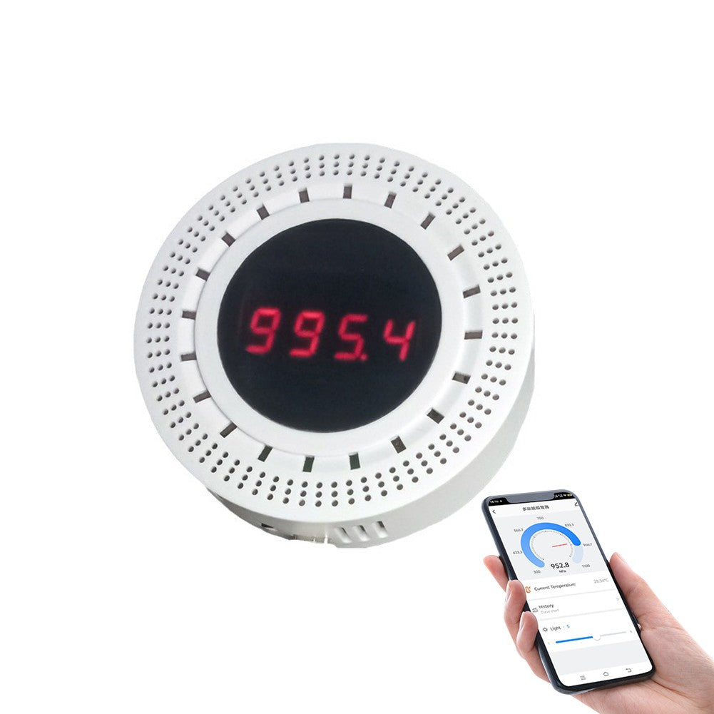 Tuya Smart WiFi Atmospheric Pressure, Temperature & Humidity Sensor for Home Automation