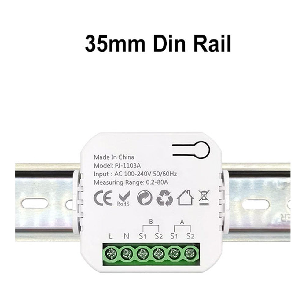 Smart WiFi Energy Switch with Real-time Power Monitoring & App Control - Tuya 2CT