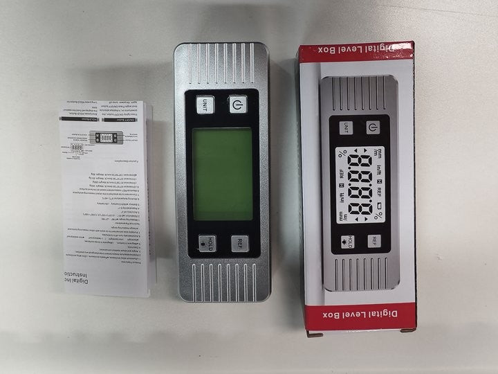 Magnetic Digital Angle Gauge Protractor Inclinometer Level Cube