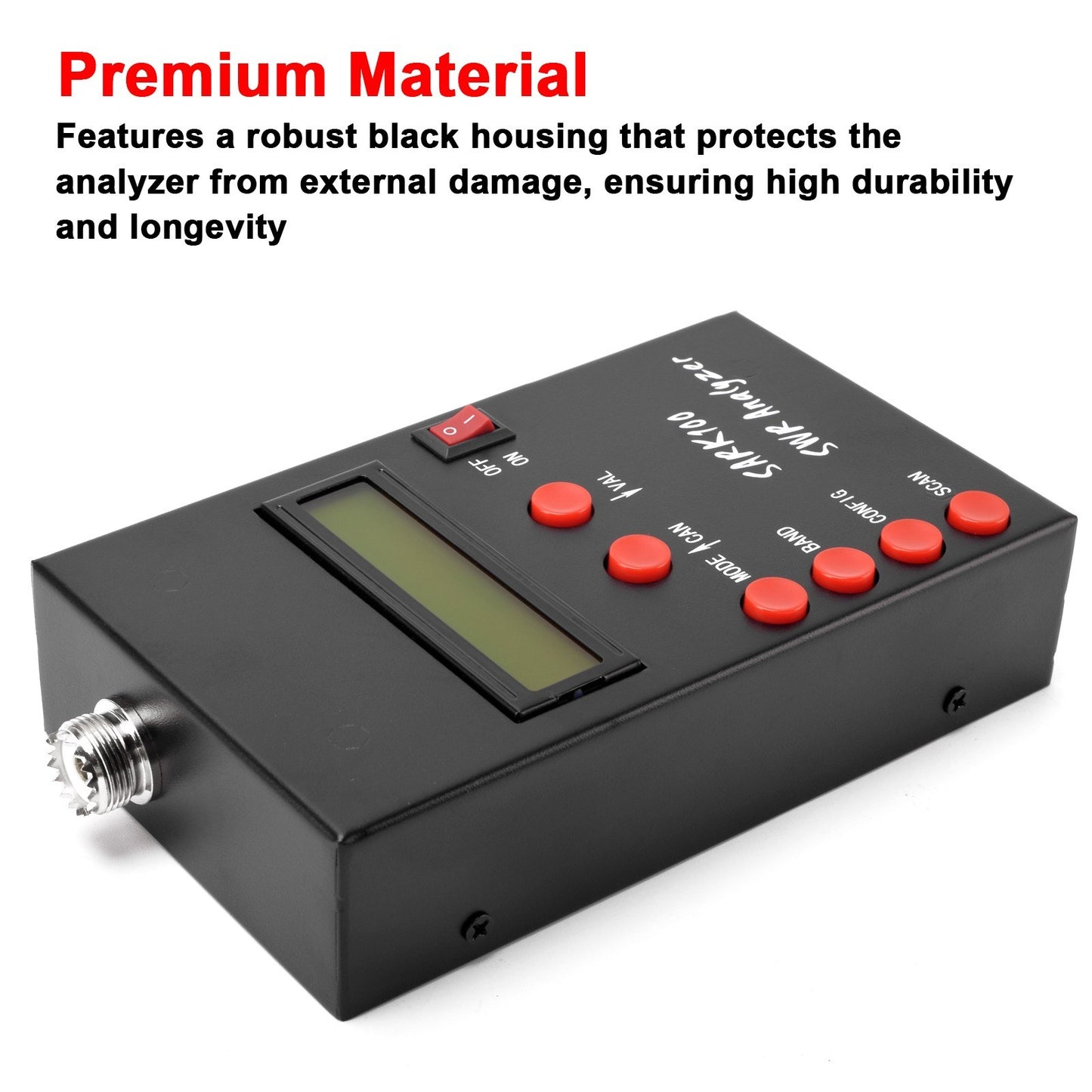 SARK100 Portable Antenna Analyzer - User-Friendly, High Accuracy for Versatile Applications