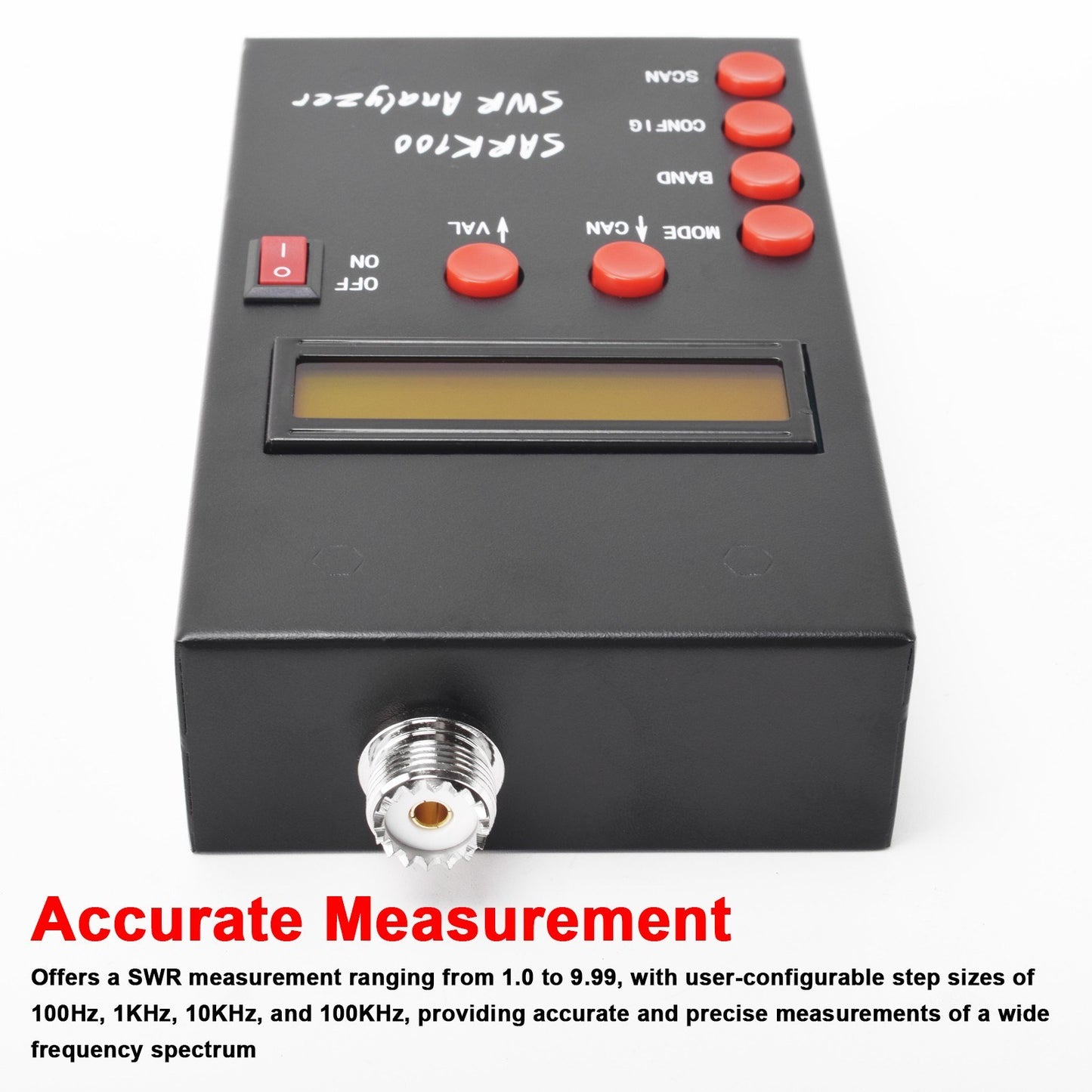 SARK100 Portable Antenna Analyzer - User-Friendly, High Accuracy for Versatile Applications