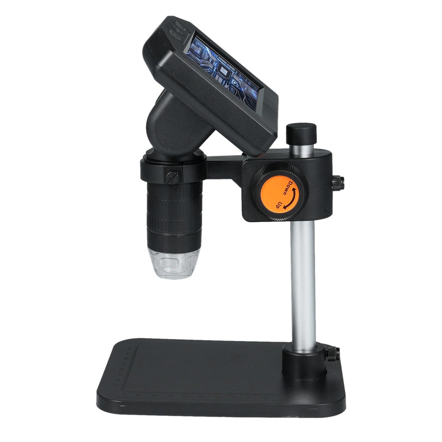 1080P 4.3-Inch HD Digital Microscope Camera, 1X-1000X Portable for PCB Electronics Repair with 8 LED Lights