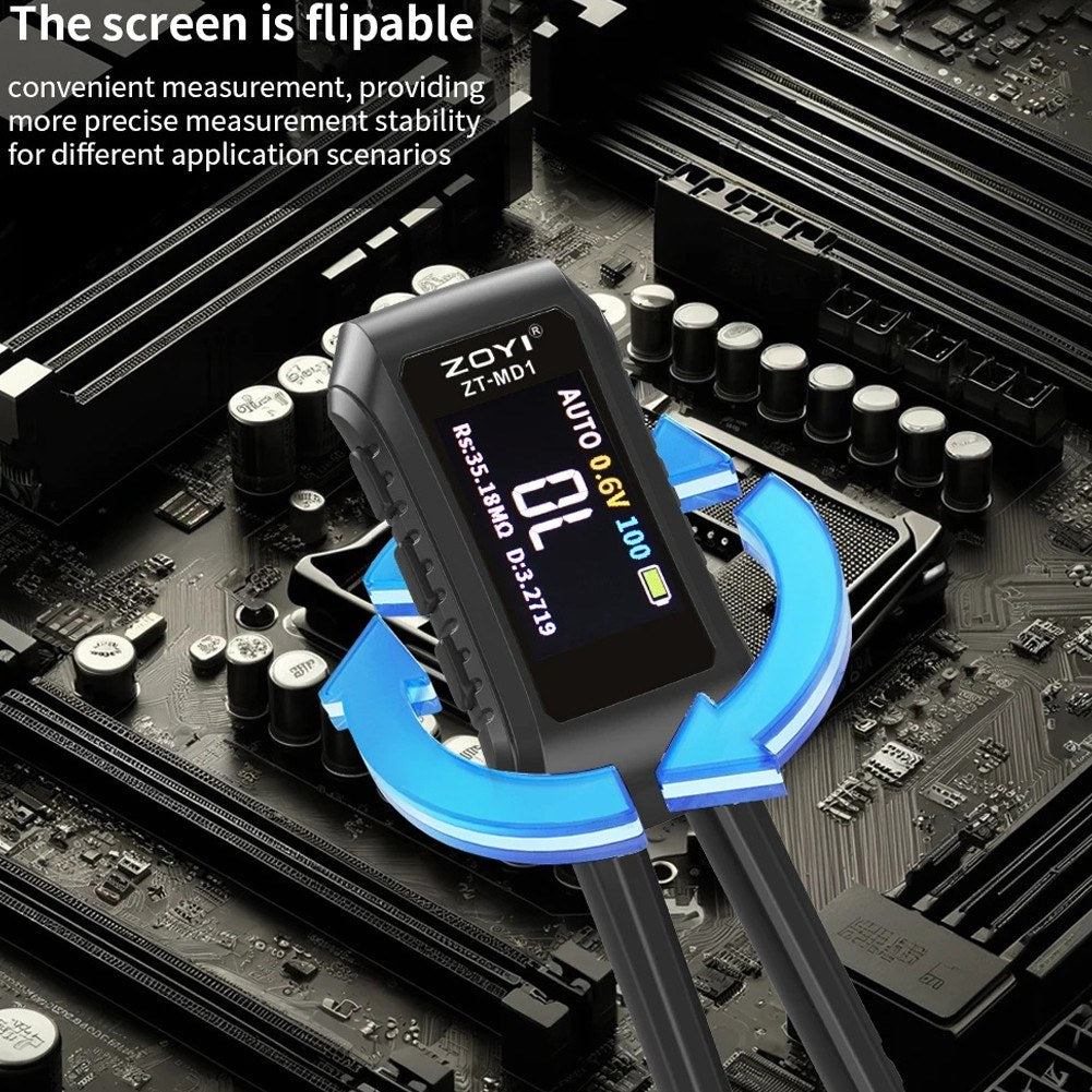 Digital Tweezers Multimeter for Electronic Component Testing