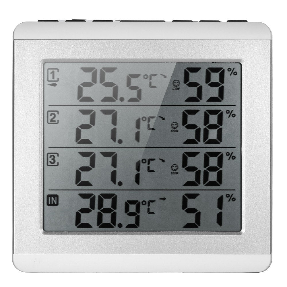 Wireless Digital LCD Thermometer Hygrometer for Indoor/Outdoor Use