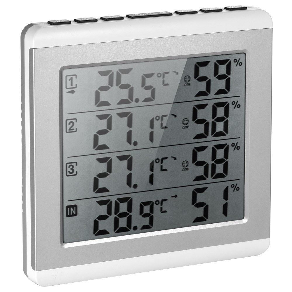 Wireless Digital LCD Thermometer Hygrometer for Indoor/Outdoor Use