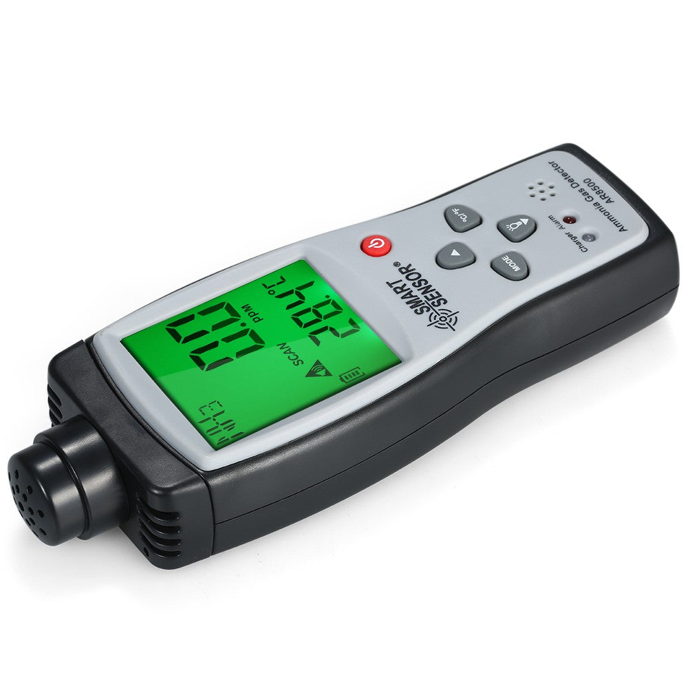 Portable Digital NH3 Ammonia Gas Detector & Monitor - SMART SENSOR Automotive Tester