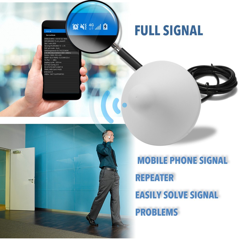 Universal 110-220V Tri-Band Signal Booster Kit: 900/1800/2100 GSM DCS WCDMA 4G/3G/2G LTE Intelligent Repeater