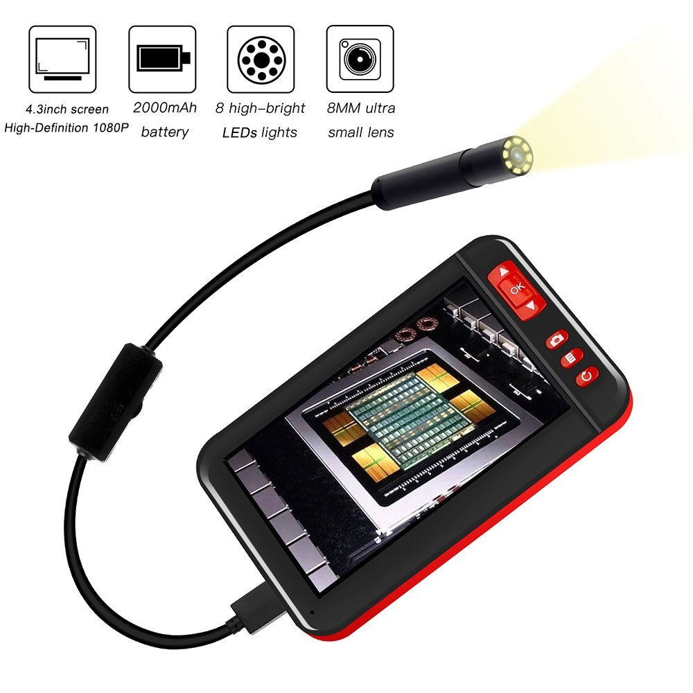 10m Industrial Borescope Endoscope Inspection Camera