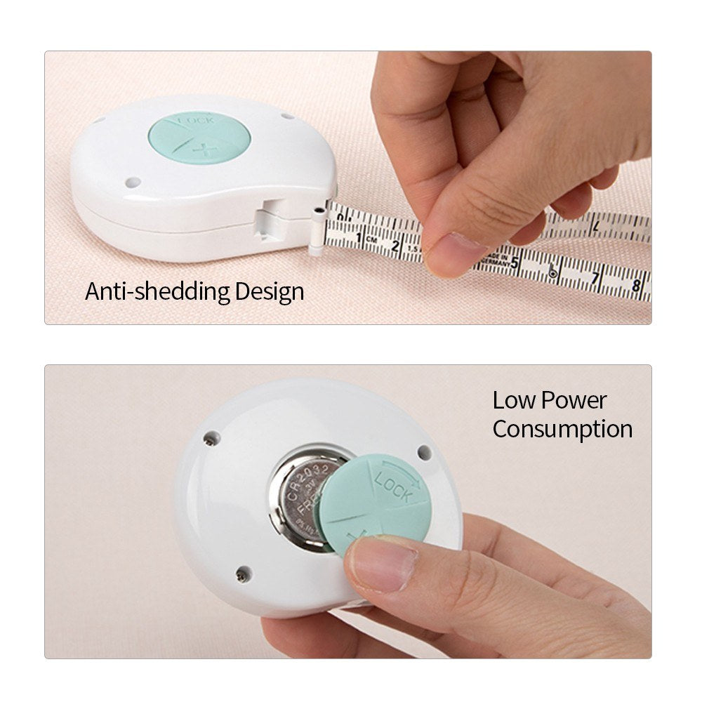 Pink GemRed Digital Measuring Tape for Accurate Body Circumference Measurements with Digital Display