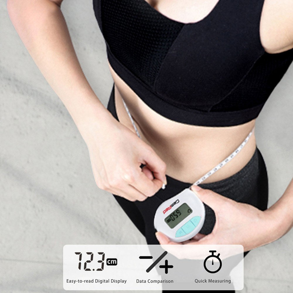 Pink GemRed Digital Measuring Tape for Accurate Body Circumference Measurements with Digital Display