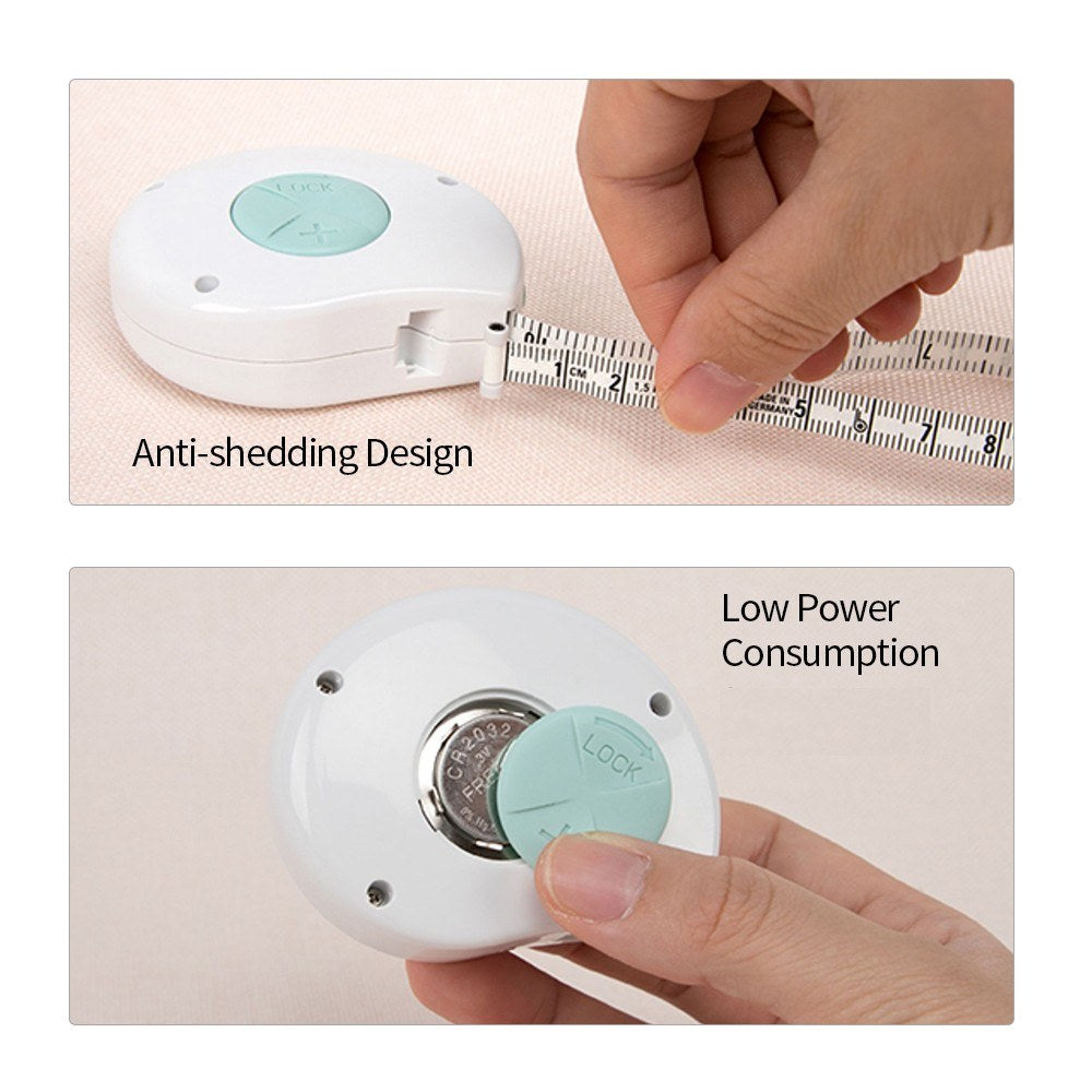 Pink GemRed Digital Measuring Tape for Accurate Body Circumference Measurements with Digital Display