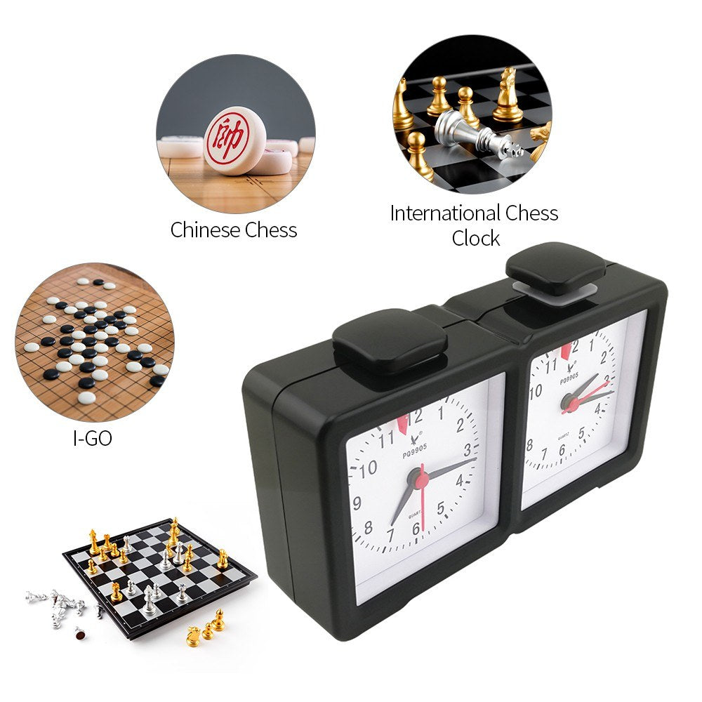 Electronic Analog Chess Clock Countdown Timer for Chess and I-Go