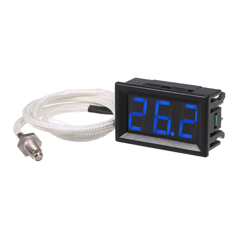 Industrial Digital Thermometer XH-B310, 12V, K-type M6 Thermocouple, -30~800℃, High Accuracy, LED Display