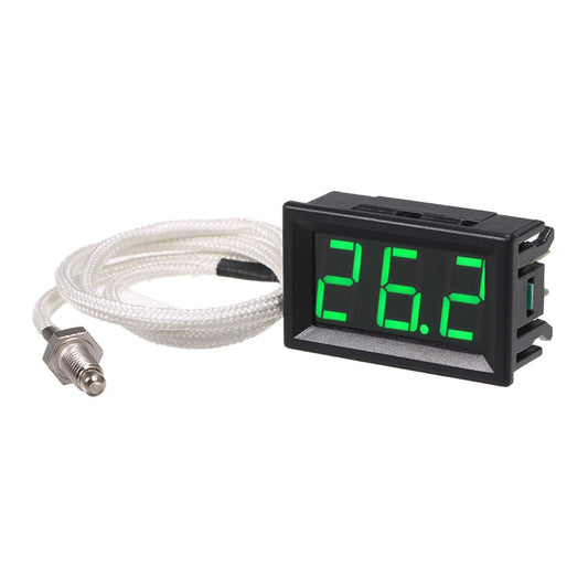 Industrial Digital Thermometer XH-B310, 12V, K-type M6 Thermocouple, -30~800℃, High Accuracy, LED Display