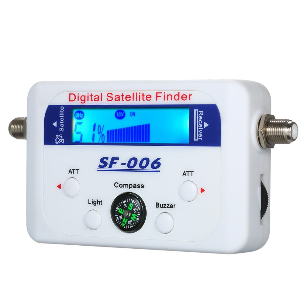 Mini Digital Satellite Signal Finder Meter with LCD Display and Compass