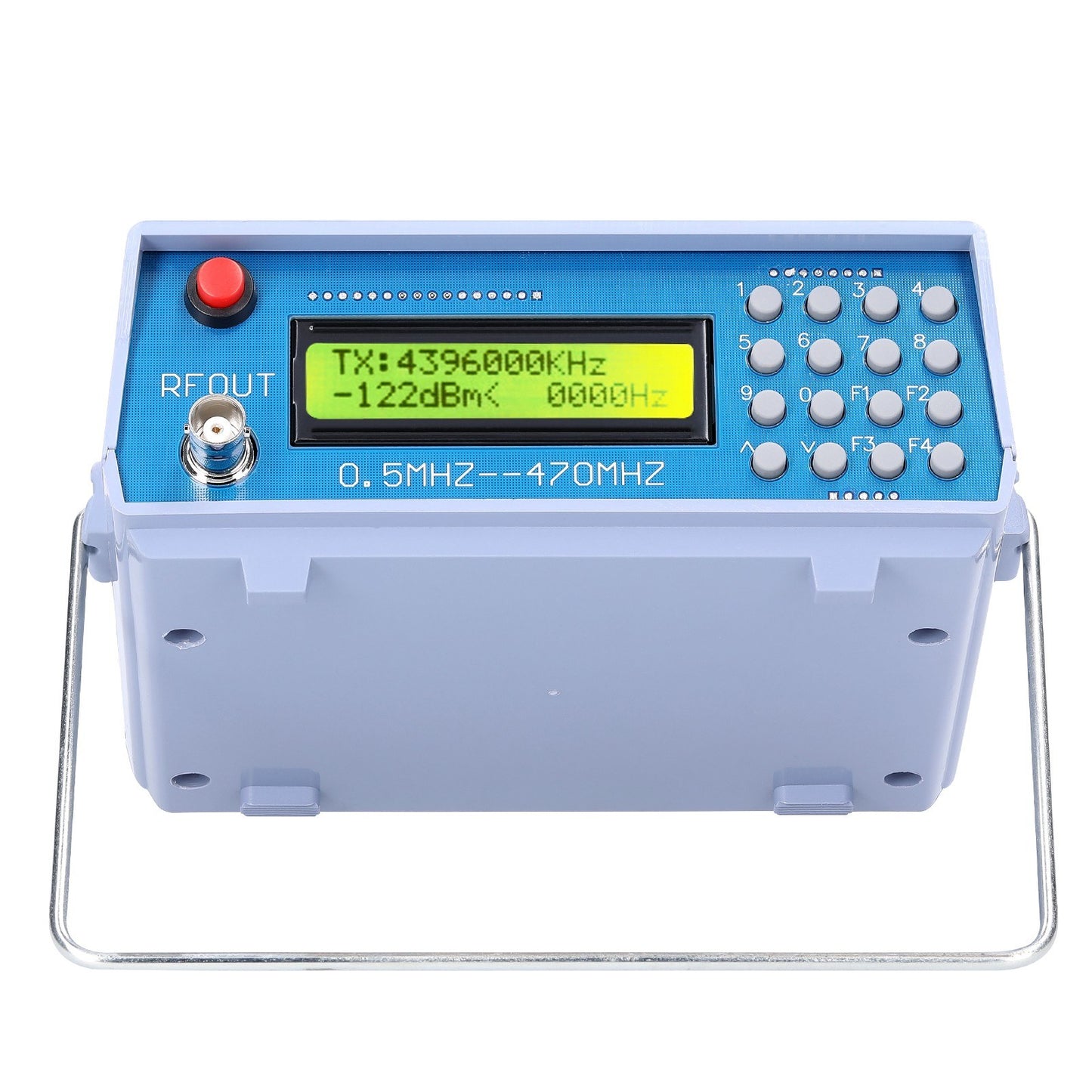 0.5MHz-470MHz RF Signal Generator & Meter for FM Radio, Walkie-Talkie Debugging with Digital CTCSS Signal Output