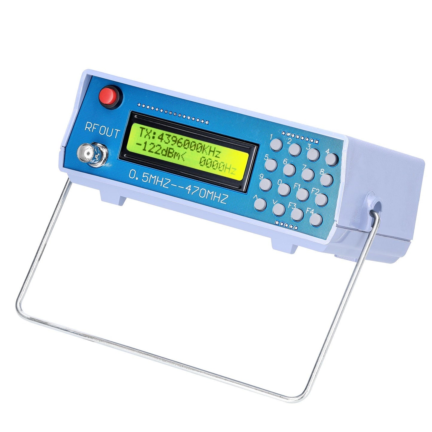 0.5MHz-470MHz RF Signal Generator & Meter for FM Radio, Walkie-Talkie Debugging with Digital CTCSS Signal Output