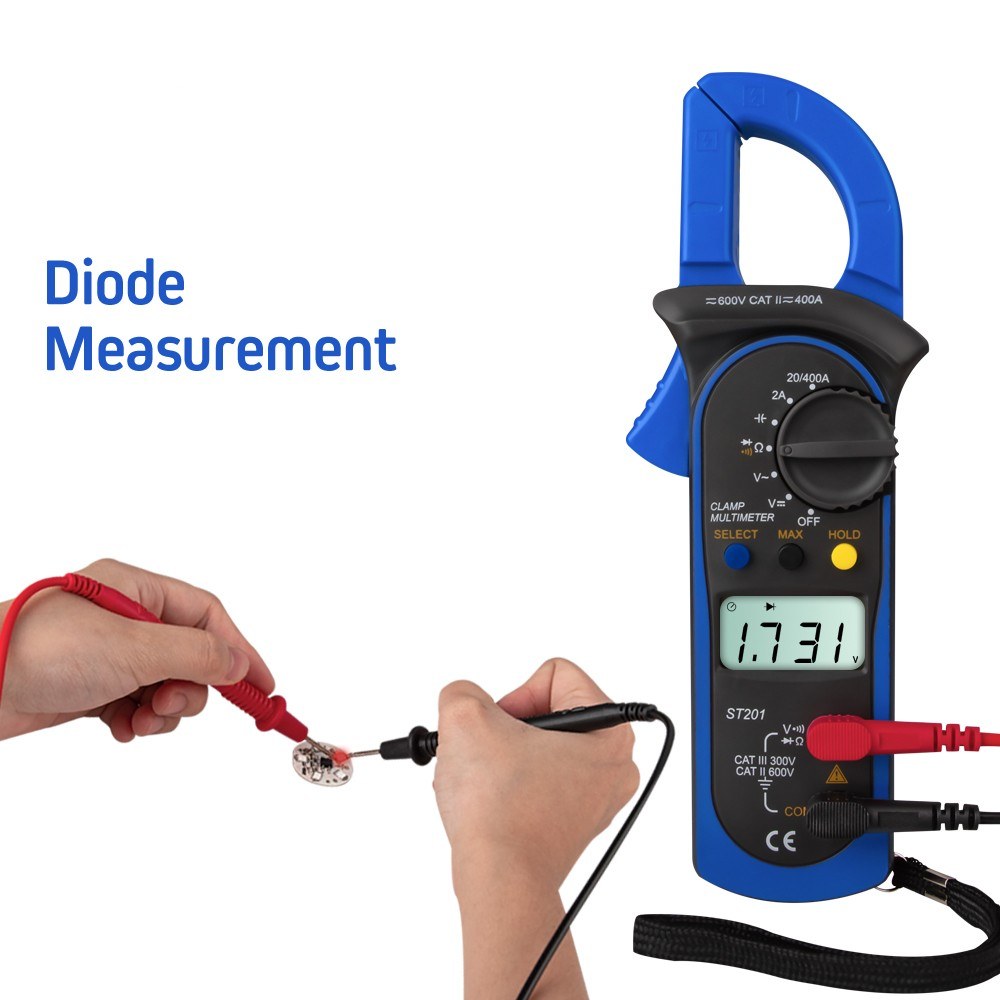 ANENG ST201 Digital 4000 Count Clamp Multimeter Ammeters