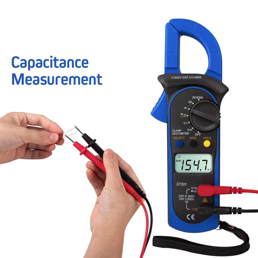 ANENG ST201 Digital 4000 Count Clamp Multimeter Ammeters