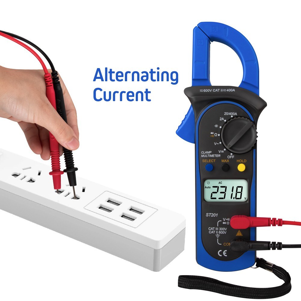 ANENG ST201 Digital 4000 Count Clamp Multimeter Ammeters