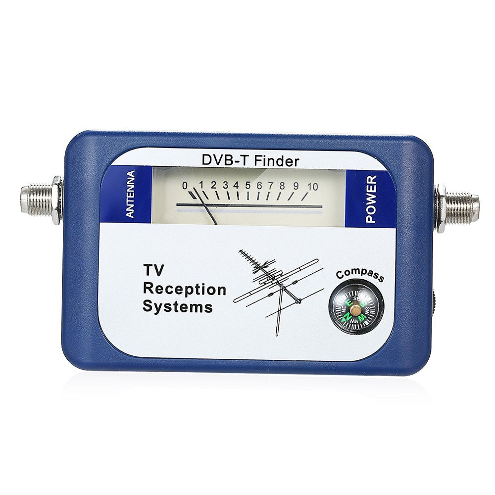 DVB-T Digital TV Antenna Signal Finder Meter with Compass for Terrestrial Reception Systems