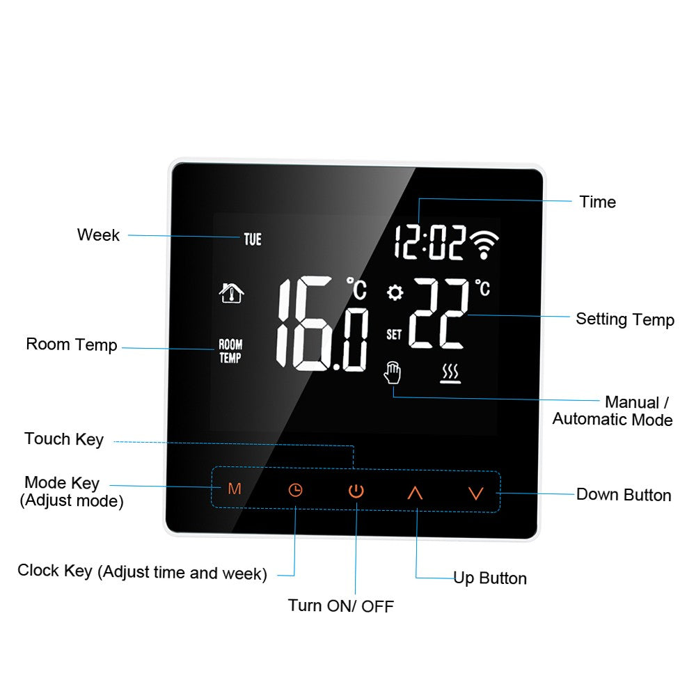 Smart Wi-Fi Digital Thermostat Controller