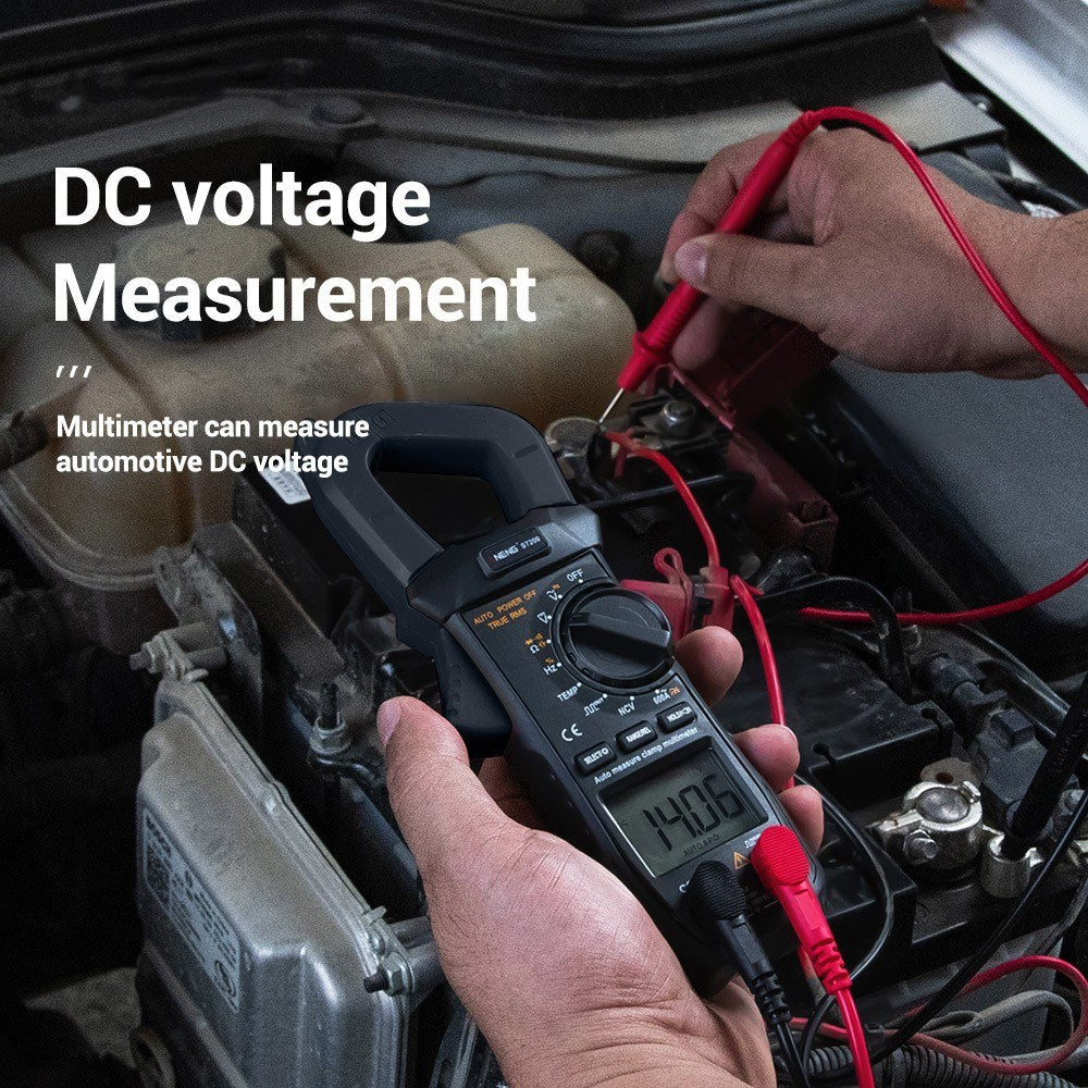 ANENG ST209 True RMS Digital Clamp Multimeter, 6000 Counts, DC/AC Current Tester, Auto Ranging LCD Voltmeter
