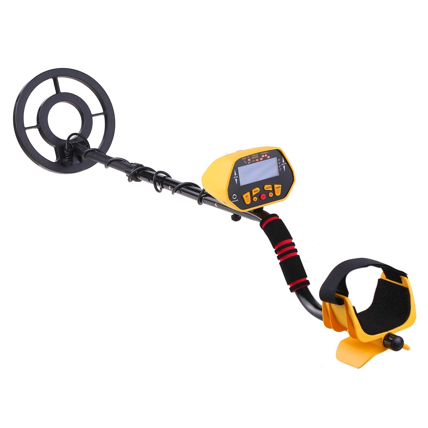 High Sensitivity Waterproof Metal Detector – Professional Treasure Hunter with LCD Display & 7 Target Categories